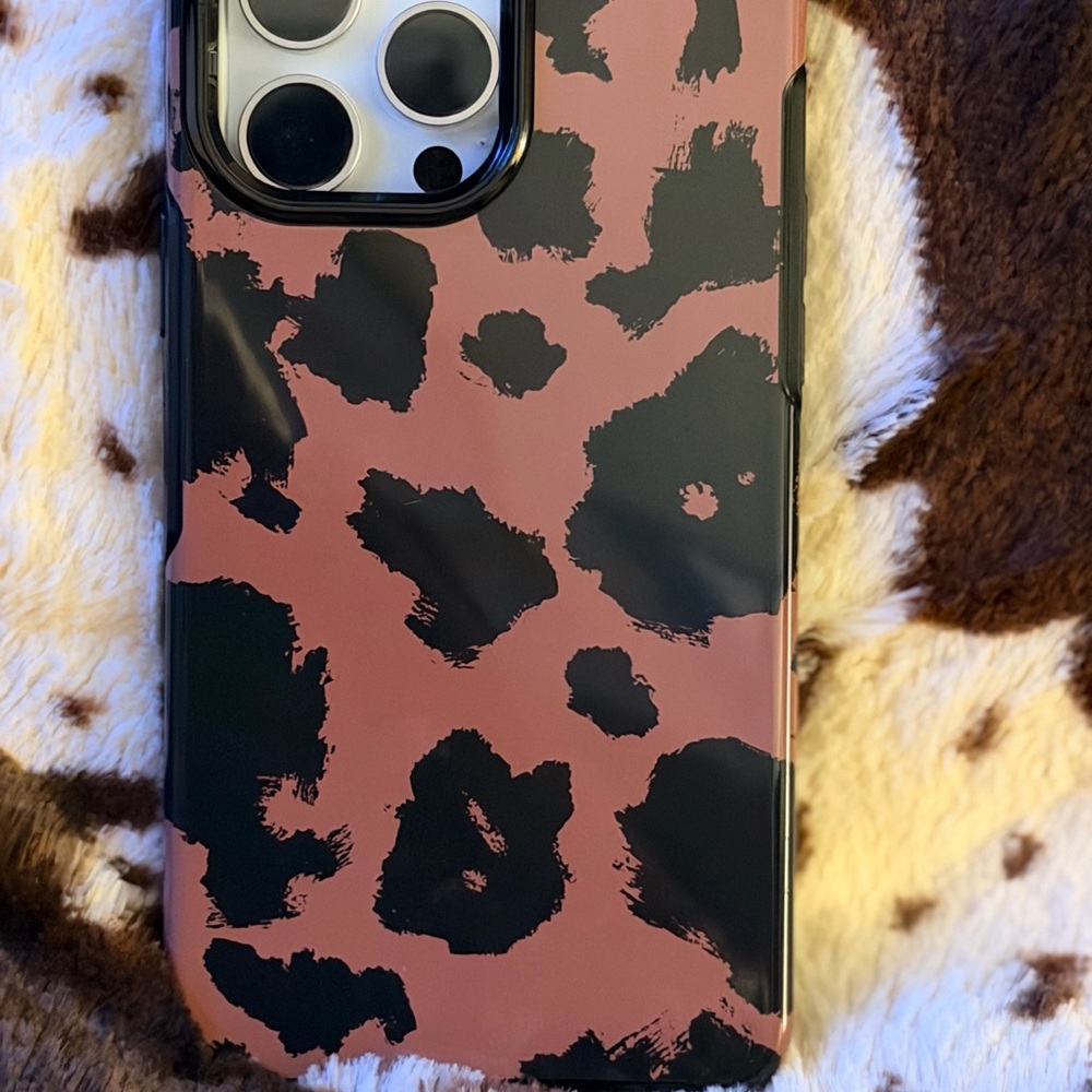 OtterBox Black and Brown Leopard Print Phone Case